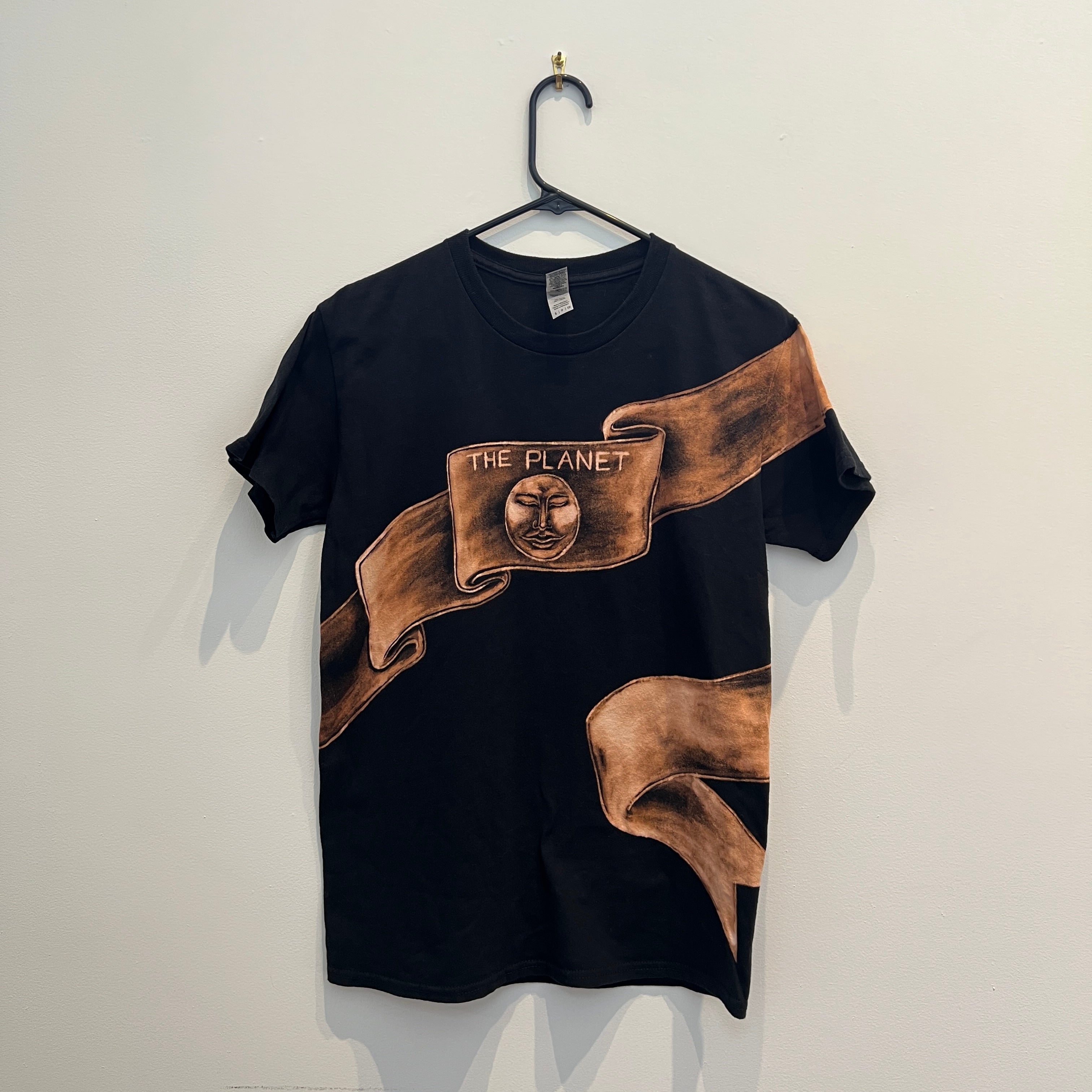 the planet/scissors (L word)' bleach tee | maddie stumbaugh art